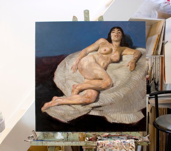 modern nude of a woman