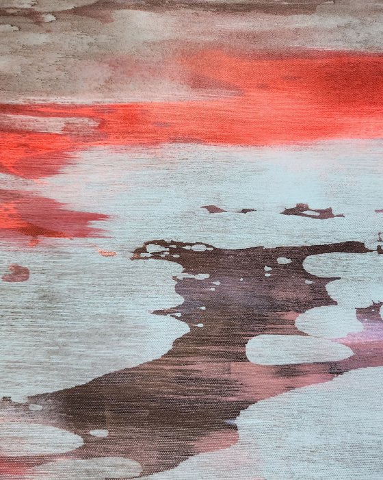 REFLECTION III-Contemporary Abstract Painting