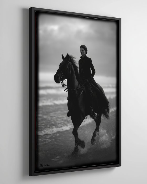 Lady and horse B0805L