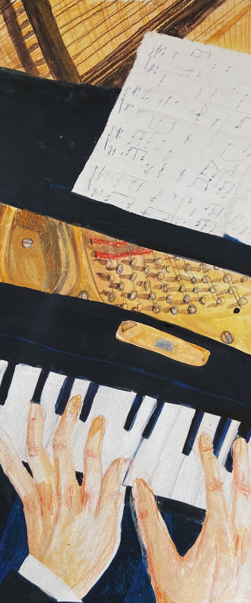 Pianist by Anastasia Mazur-Skrobova