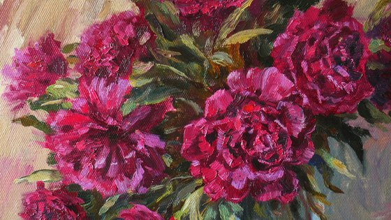 The Bouquet Of Peonies