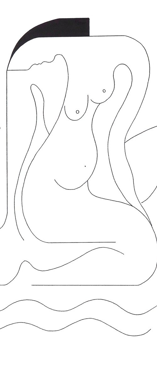 La Baigneuse by Hildegarde Handsaeme