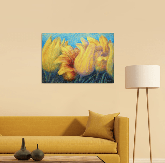 Tulips Yellow 4