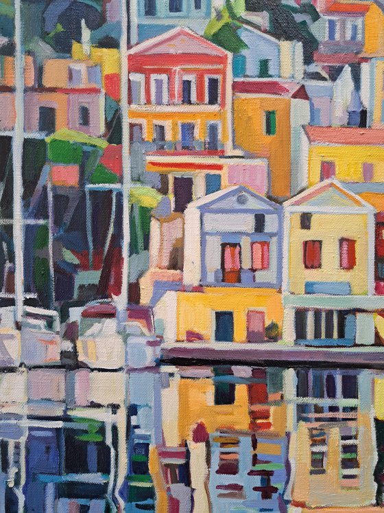 Symi in the mirror