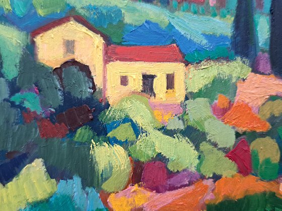 Among the Cypress Trees