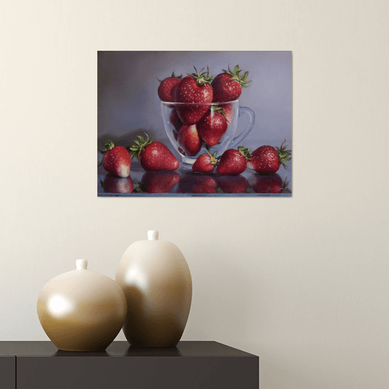 "Still life with strawberries"