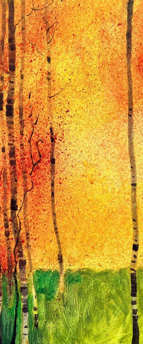 Birches series #1 by Andrii Kovalyk