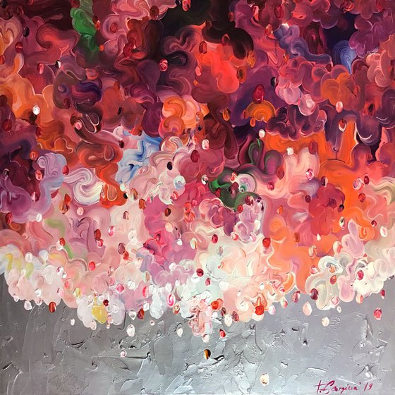 'Bougenvillia dream' - 40x40"