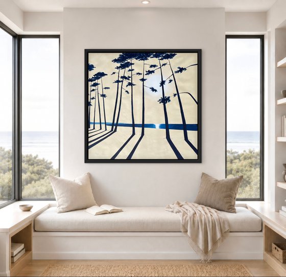 Cap Coz indigo 100x100