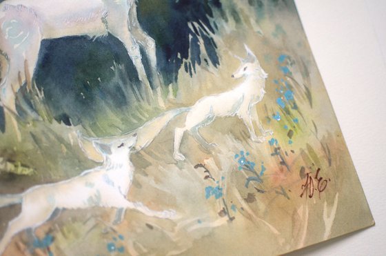 Fantasy White Deer