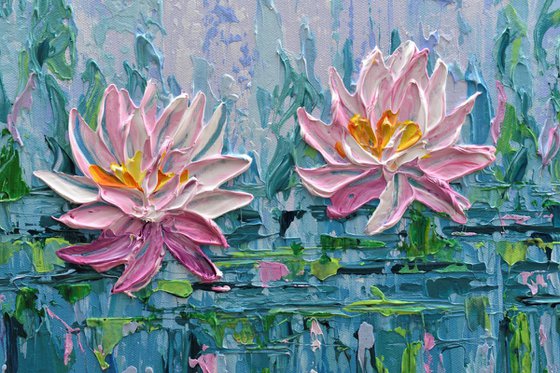 Pink Water lilies