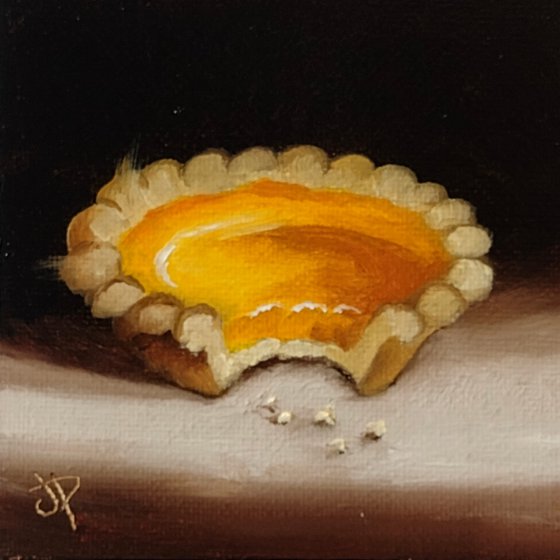 Little Apricot Jam tart still life