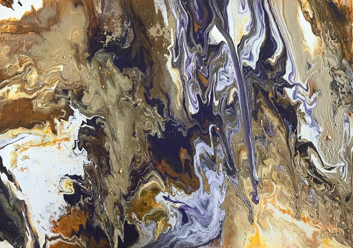 Abstract Acrylic Painting By Anastasia Terskih, 31 X 24, 