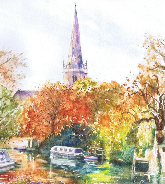 Autumn View from Bridge St, Abingdon