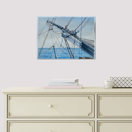 Dawn at sea….