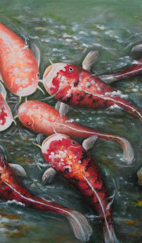 Seven Koi by Mila Moroko