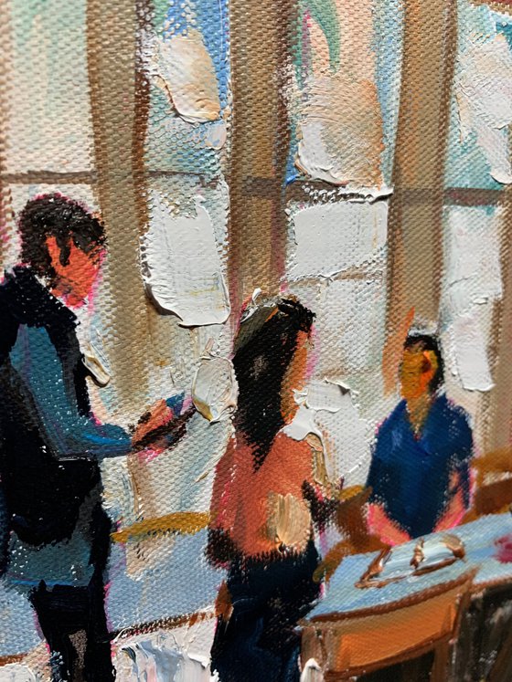 Public Library. The Quiet Hour.