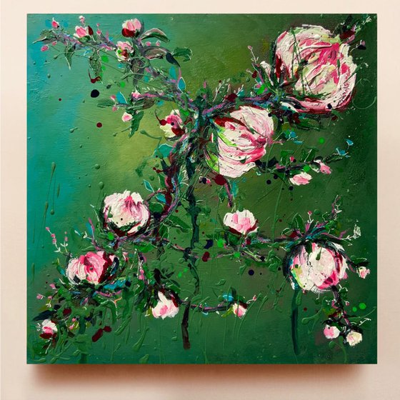 Tangled wild Peonies