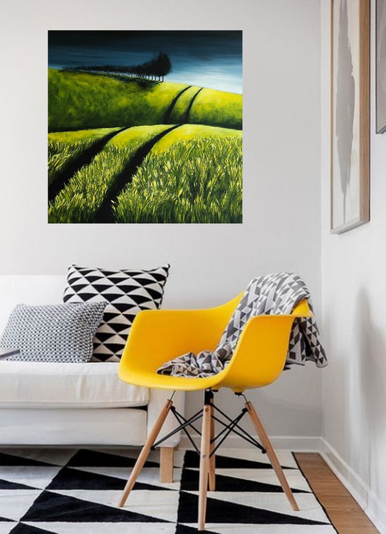 Canola fields in September- Fields and Colors Series