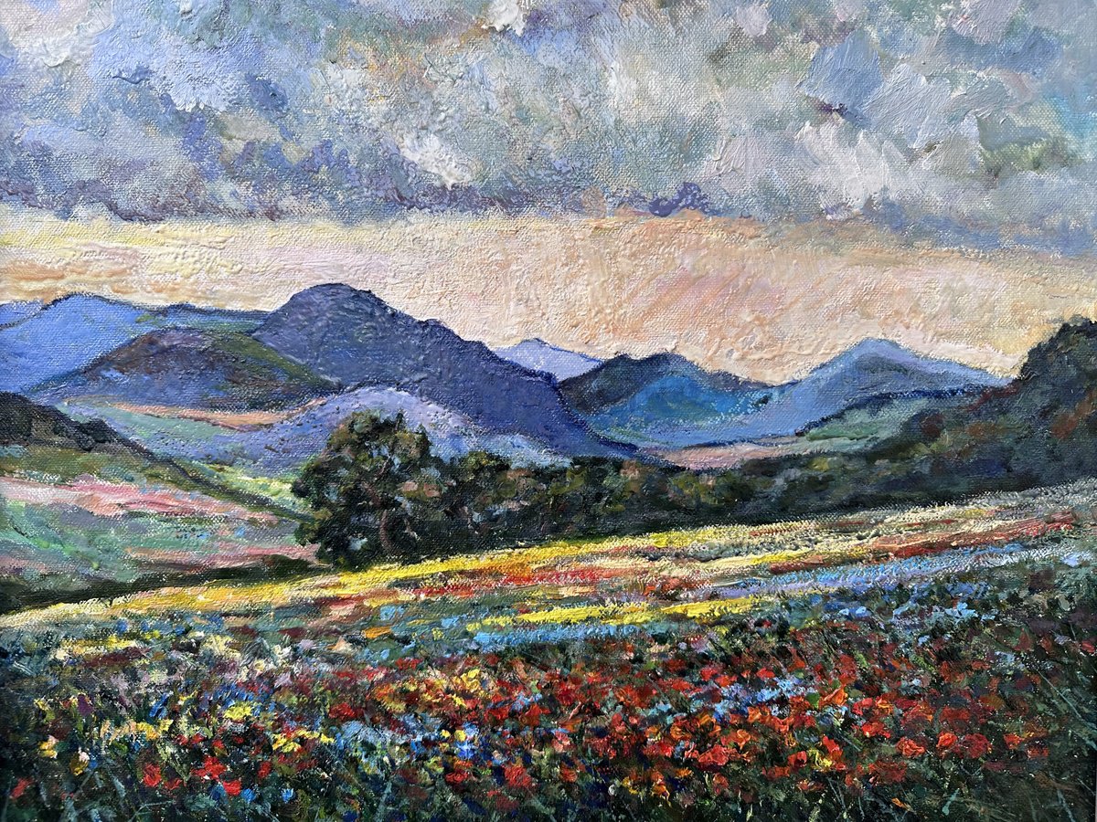 Tserovani Fields By Zurab Sharvadze, 22 X 18, Artwork For Sale On Artfinder