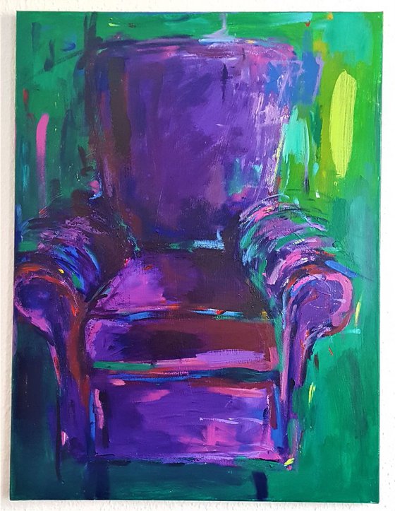 Purple Armchair