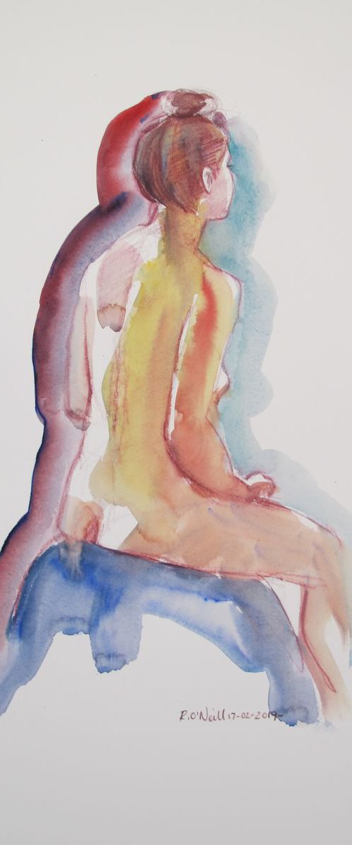 seated female nude by Rory O’Neill