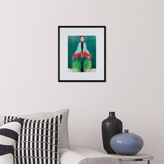 Girl with a Bouquet