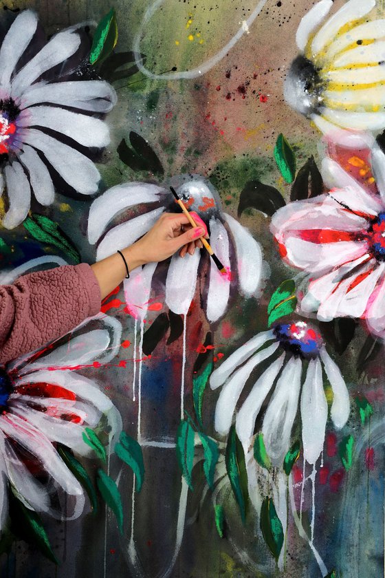 Abstract Floral- Bloom at your own pace