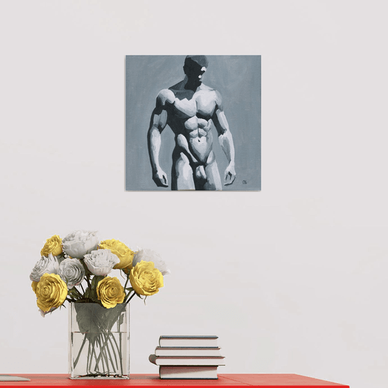 Between Light and Shadow 4 - Male nude