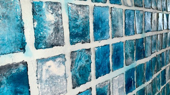 Abstraction No. 124 blue