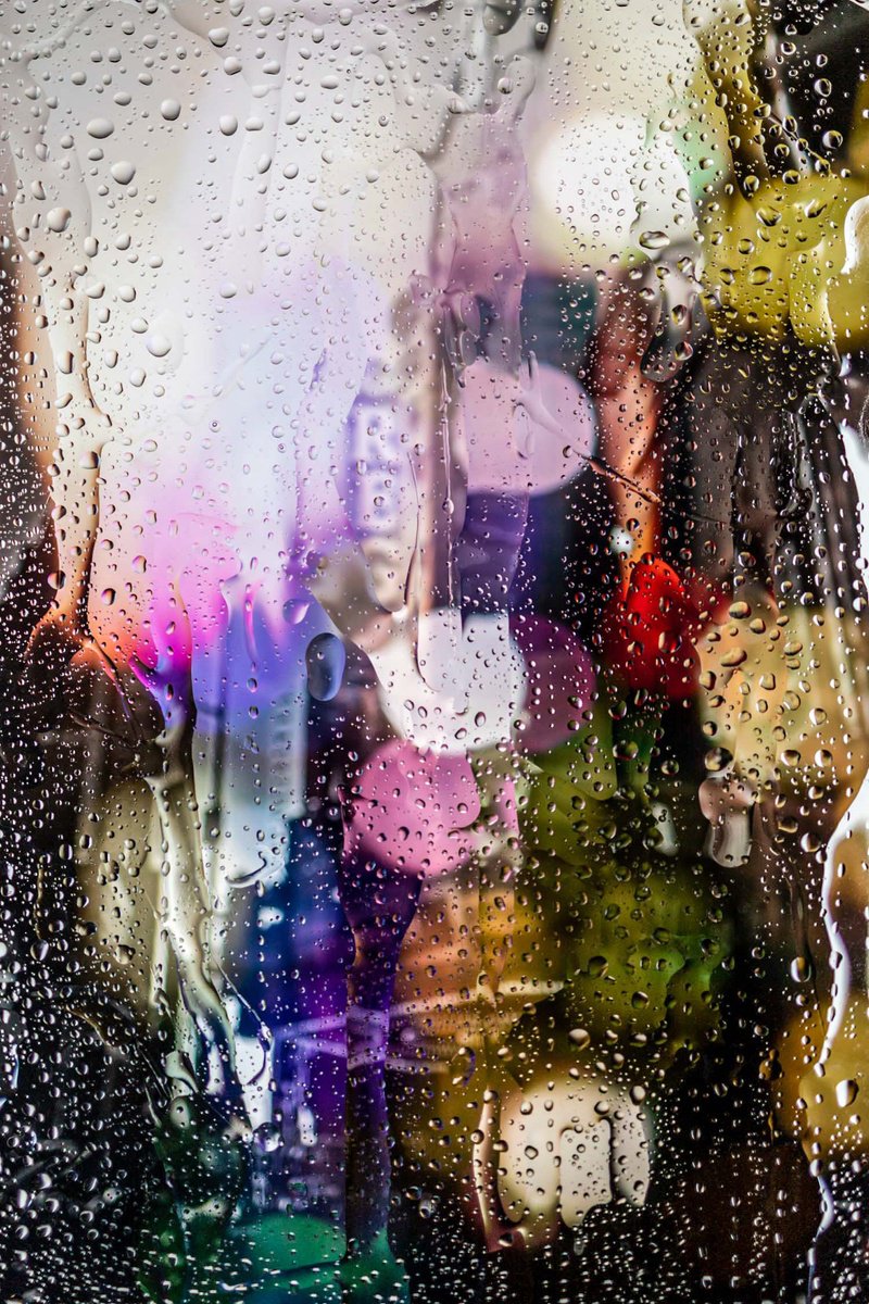 Abstract Cityscapes Photograph By Sven Pfrommer, 47 X 31", Rainy Days In New York Iv, Original Artwork