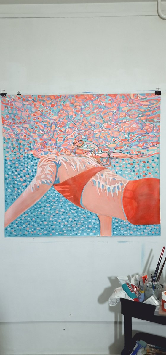 Underwater Pastel Green