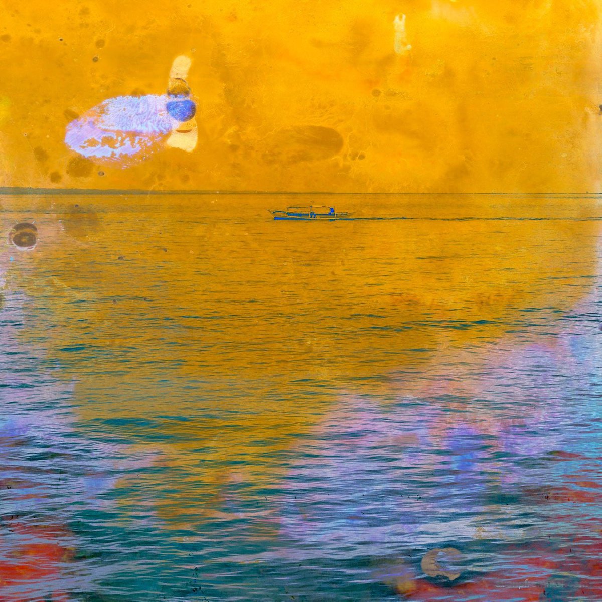 Abstract Landscape Photograph By Sven Pfrommer, 39 X 39", La Mer Ii, Original Artwork