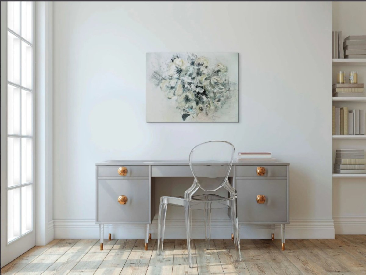  In The Frenzy Of Abstract Flowers 2 By Christa Haack, 33 X 25, Artwork For Sale On Artfinder