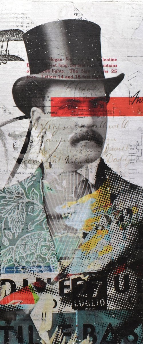 Collage_92_30x30 cm_Mr. Harold's Journey by Manel Villalonga