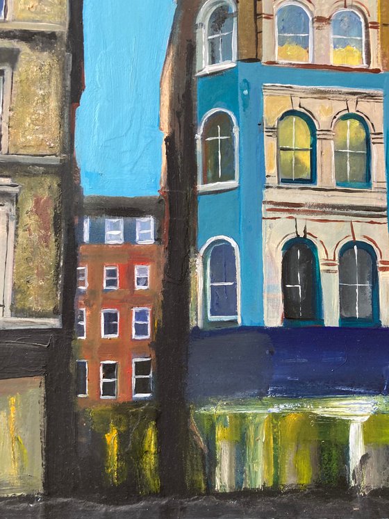 One End of Tisbury Court, Soho, London