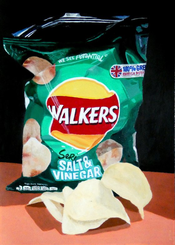Walkers salt and vinegar crisps