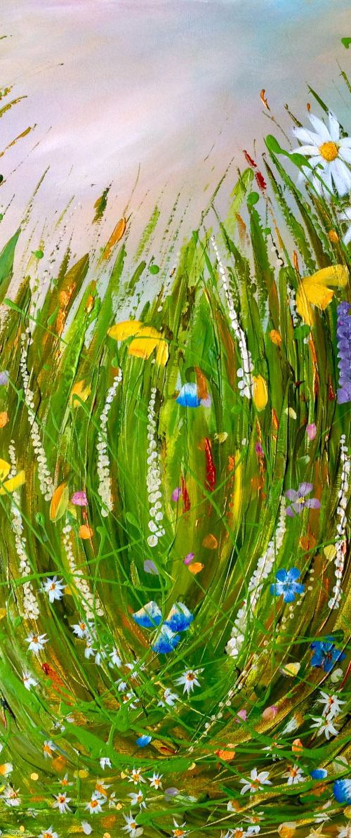 Blooming Dancing Daffodils by Emma Sian Pritchard