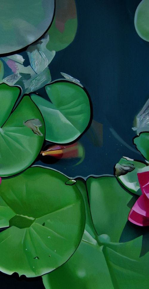 Custom artwork for Adnan,   Water lily, Nymphaea by Valeri Tsvetkov