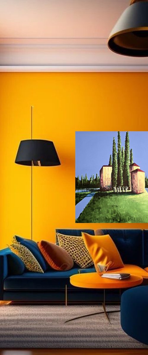 The simmetry of Provence II by Danijela Dan