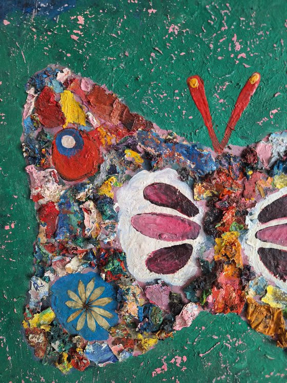 Texured butterfly