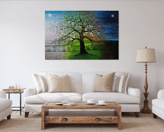 An Oak of our Time. 100cm X 150cm