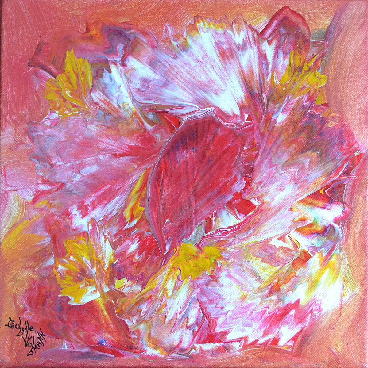  Hot Salsa By Isabelle Vobmann, 12 X 12, Artwork For Sale On Artfinder