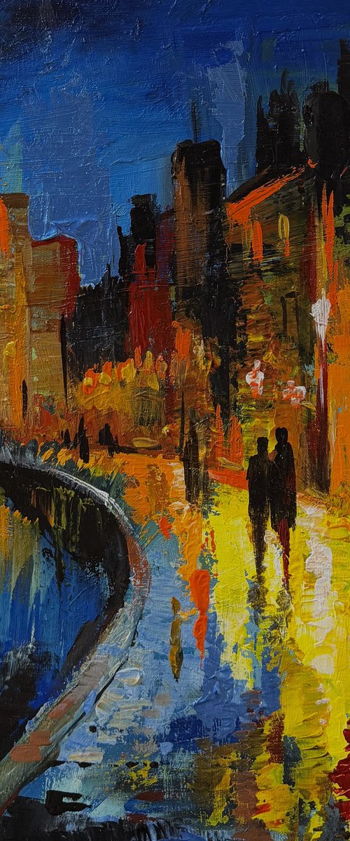 Dusk Along the Water by Vahe Bagumyan