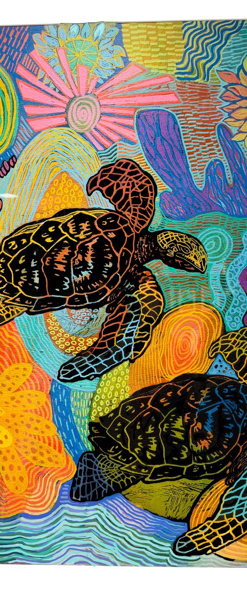 Two Turtles by Laurel Macdonald