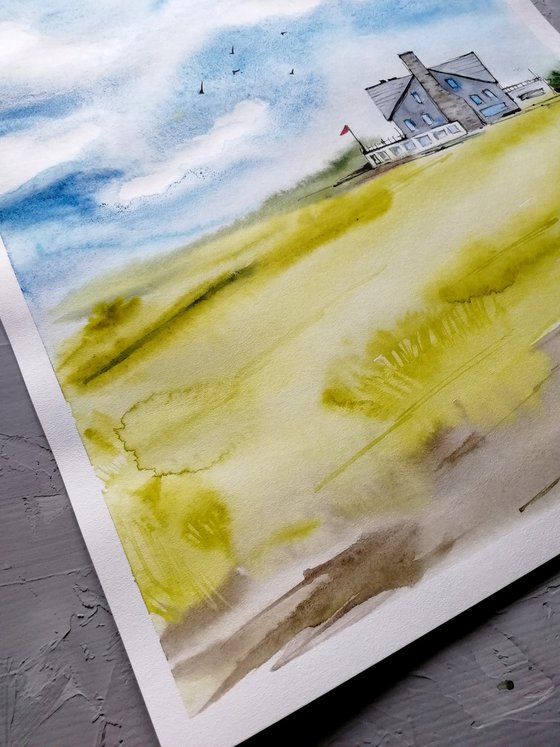 Field watercolor