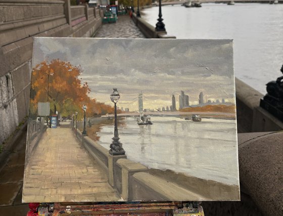 Albert Bridge Autumn