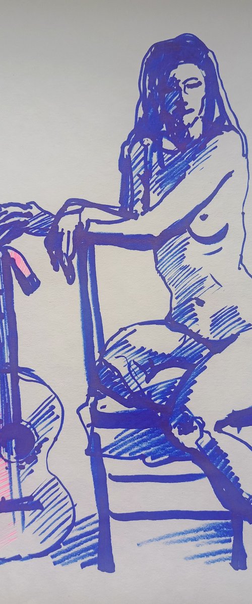 NUDE sketch 11-25/2 by Oxana Raduga