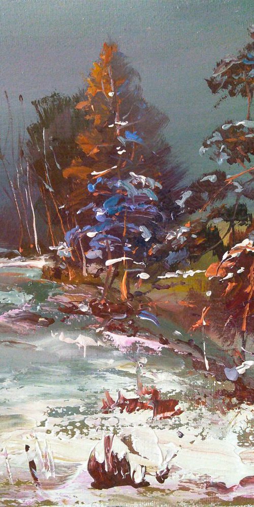 Winter landscape by Andrej  Ostapchuk
