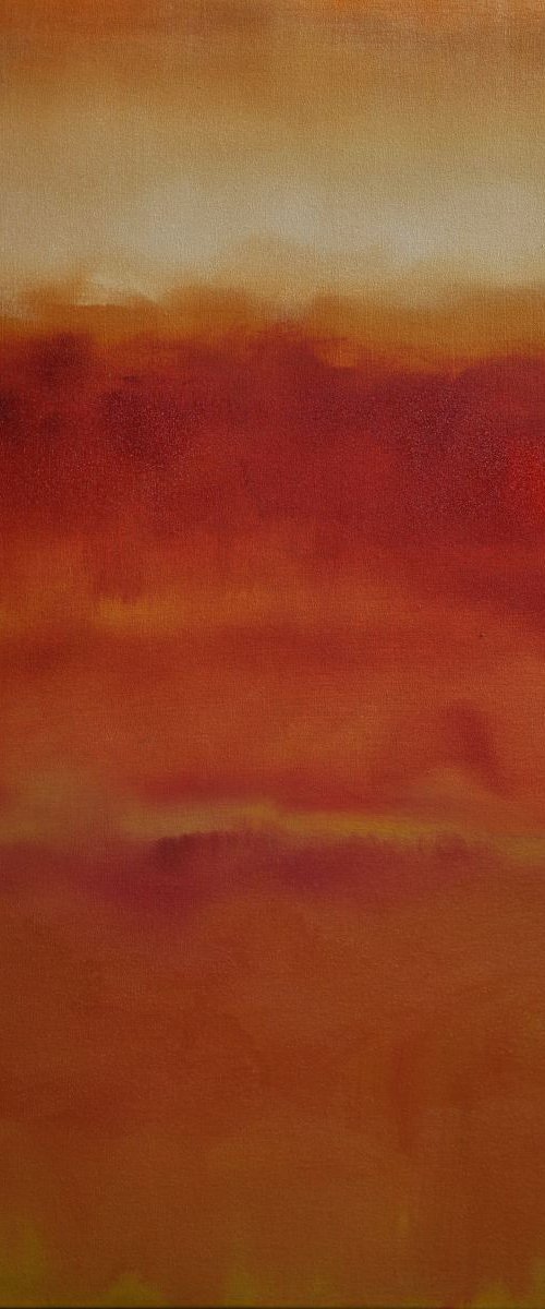 Red on Ochre 2 by John Welsh